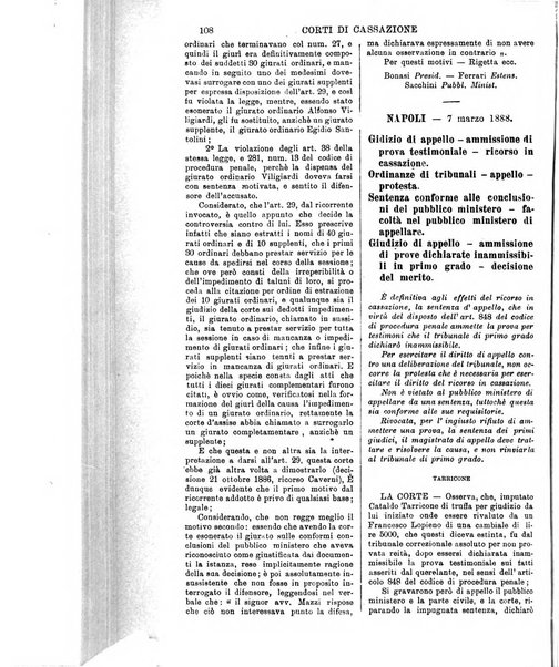 Annali della giurisprudenza italiana raccolta generale delle decisioni delle Corti di cassazione e d'appello in materia civile, criminale, commerciale, di diritto pubblico e amministrativo, e di procedura civile e penale