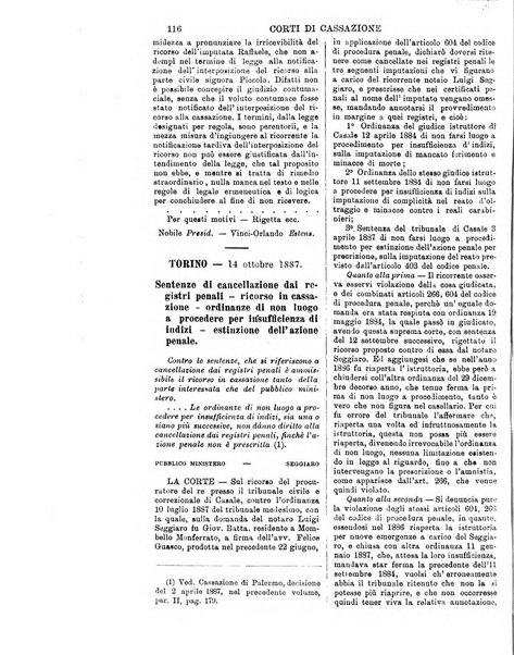 Annali della giurisprudenza italiana raccolta generale delle decisioni delle Corti di cassazione e d'appello in materia civile, criminale, commerciale, di diritto pubblico e amministrativo, e di procedura civile e penale