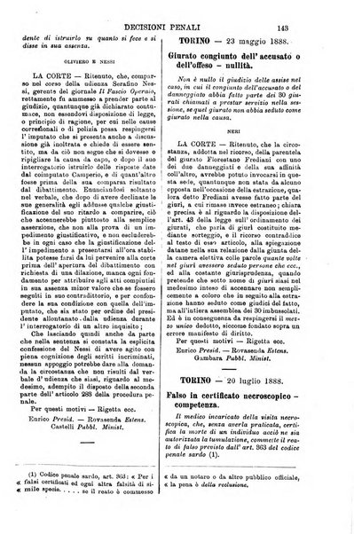 Annali della giurisprudenza italiana raccolta generale delle decisioni delle Corti di cassazione e d'appello in materia civile, criminale, commerciale, di diritto pubblico e amministrativo, e di procedura civile e penale