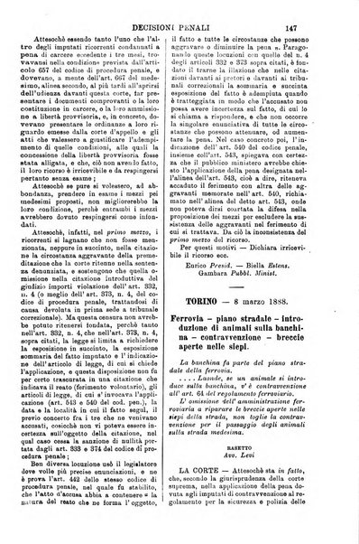 Annali della giurisprudenza italiana raccolta generale delle decisioni delle Corti di cassazione e d'appello in materia civile, criminale, commerciale, di diritto pubblico e amministrativo, e di procedura civile e penale