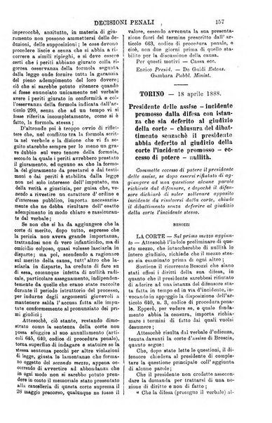 Annali della giurisprudenza italiana raccolta generale delle decisioni delle Corti di cassazione e d'appello in materia civile, criminale, commerciale, di diritto pubblico e amministrativo, e di procedura civile e penale