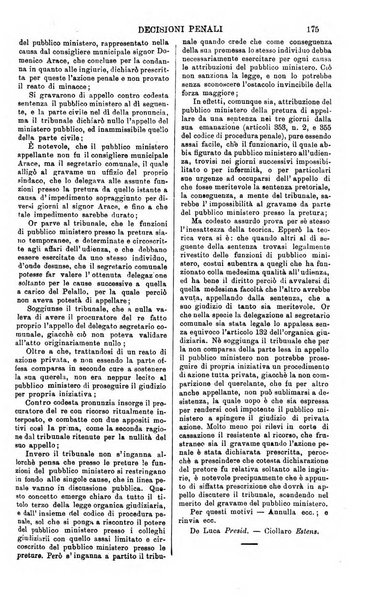 Annali della giurisprudenza italiana raccolta generale delle decisioni delle Corti di cassazione e d'appello in materia civile, criminale, commerciale, di diritto pubblico e amministrativo, e di procedura civile e penale