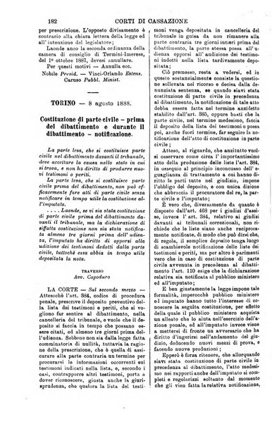 Annali della giurisprudenza italiana raccolta generale delle decisioni delle Corti di cassazione e d'appello in materia civile, criminale, commerciale, di diritto pubblico e amministrativo, e di procedura civile e penale