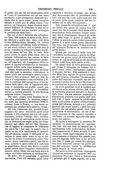 Annali della giurisprudenza italiana raccolta generale delle decisioni delle Corti di cassazione e d'appello in materia civile, criminale, commerciale, di diritto pubblico e amministrativo, e di procedura civile e penale