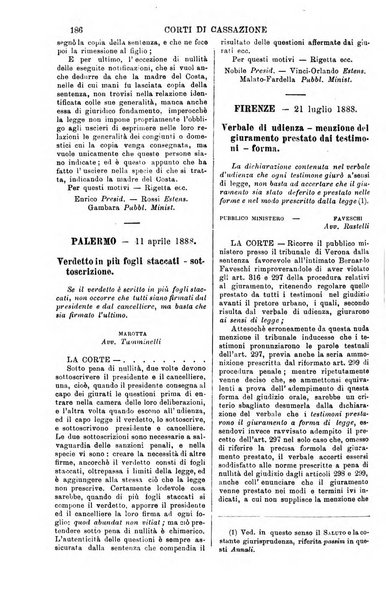 Annali della giurisprudenza italiana raccolta generale delle decisioni delle Corti di cassazione e d'appello in materia civile, criminale, commerciale, di diritto pubblico e amministrativo, e di procedura civile e penale