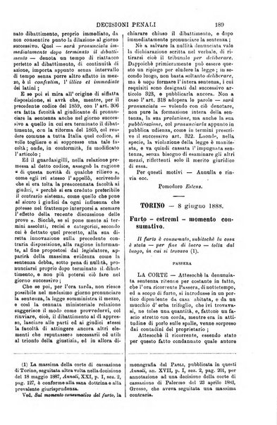 Annali della giurisprudenza italiana raccolta generale delle decisioni delle Corti di cassazione e d'appello in materia civile, criminale, commerciale, di diritto pubblico e amministrativo, e di procedura civile e penale