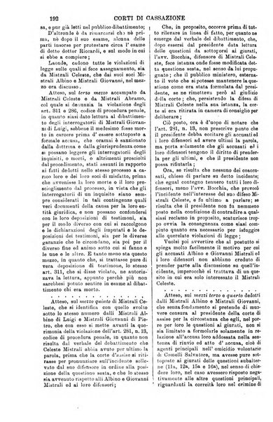 Annali della giurisprudenza italiana raccolta generale delle decisioni delle Corti di cassazione e d'appello in materia civile, criminale, commerciale, di diritto pubblico e amministrativo, e di procedura civile e penale