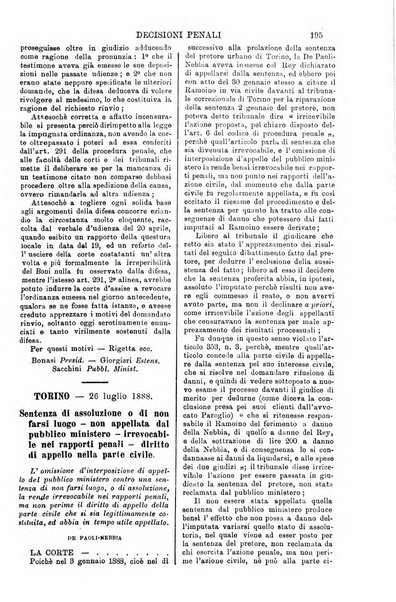 Annali della giurisprudenza italiana raccolta generale delle decisioni delle Corti di cassazione e d'appello in materia civile, criminale, commerciale, di diritto pubblico e amministrativo, e di procedura civile e penale