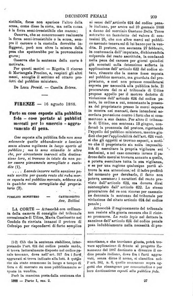 Annali della giurisprudenza italiana raccolta generale delle decisioni delle Corti di cassazione e d'appello in materia civile, criminale, commerciale, di diritto pubblico e amministrativo, e di procedura civile e penale