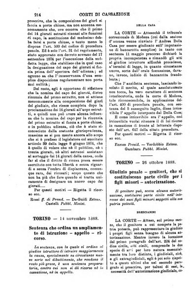 Annali della giurisprudenza italiana raccolta generale delle decisioni delle Corti di cassazione e d'appello in materia civile, criminale, commerciale, di diritto pubblico e amministrativo, e di procedura civile e penale