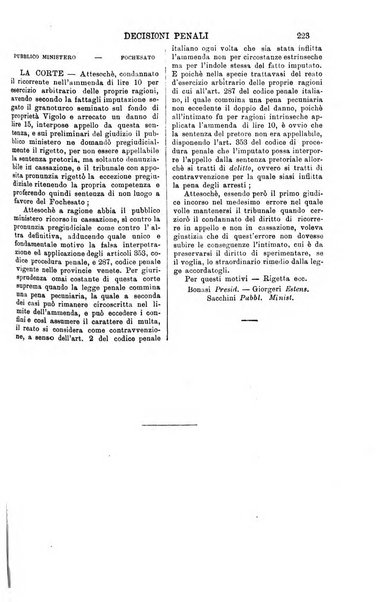 Annali della giurisprudenza italiana raccolta generale delle decisioni delle Corti di cassazione e d'appello in materia civile, criminale, commerciale, di diritto pubblico e amministrativo, e di procedura civile e penale