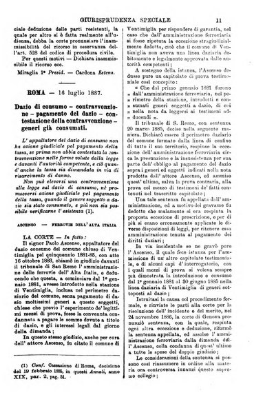 Annali della giurisprudenza italiana raccolta generale delle decisioni delle Corti di cassazione e d'appello in materia civile, criminale, commerciale, di diritto pubblico e amministrativo, e di procedura civile e penale