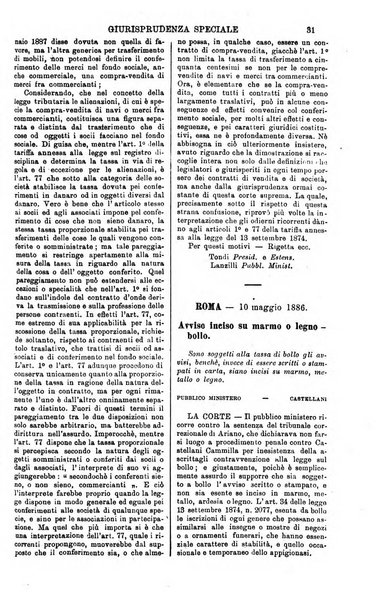 Annali della giurisprudenza italiana raccolta generale delle decisioni delle Corti di cassazione e d'appello in materia civile, criminale, commerciale, di diritto pubblico e amministrativo, e di procedura civile e penale