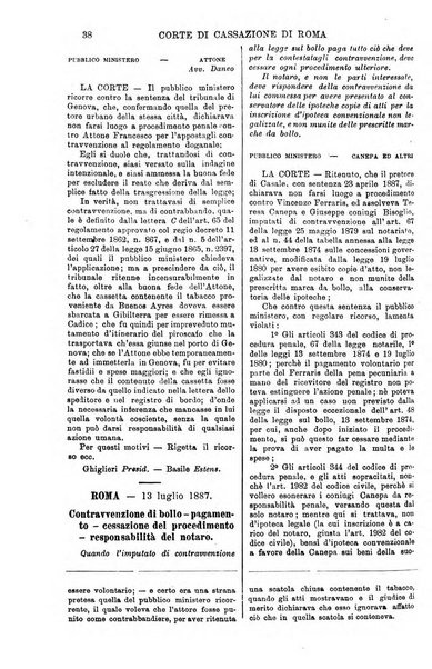 Annali della giurisprudenza italiana raccolta generale delle decisioni delle Corti di cassazione e d'appello in materia civile, criminale, commerciale, di diritto pubblico e amministrativo, e di procedura civile e penale