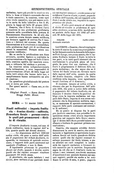 Annali della giurisprudenza italiana raccolta generale delle decisioni delle Corti di cassazione e d'appello in materia civile, criminale, commerciale, di diritto pubblico e amministrativo, e di procedura civile e penale