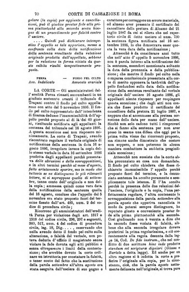 Annali della giurisprudenza italiana raccolta generale delle decisioni delle Corti di cassazione e d'appello in materia civile, criminale, commerciale, di diritto pubblico e amministrativo, e di procedura civile e penale