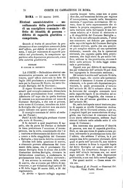 Annali della giurisprudenza italiana raccolta generale delle decisioni delle Corti di cassazione e d'appello in materia civile, criminale, commerciale, di diritto pubblico e amministrativo, e di procedura civile e penale