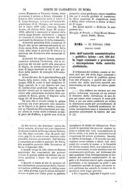 Annali della giurisprudenza italiana raccolta generale delle decisioni delle Corti di cassazione e d'appello in materia civile, criminale, commerciale, di diritto pubblico e amministrativo, e di procedura civile e penale