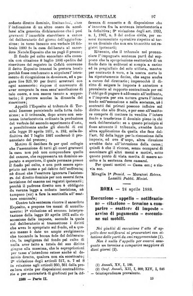 Annali della giurisprudenza italiana raccolta generale delle decisioni delle Corti di cassazione e d'appello in materia civile, criminale, commerciale, di diritto pubblico e amministrativo, e di procedura civile e penale