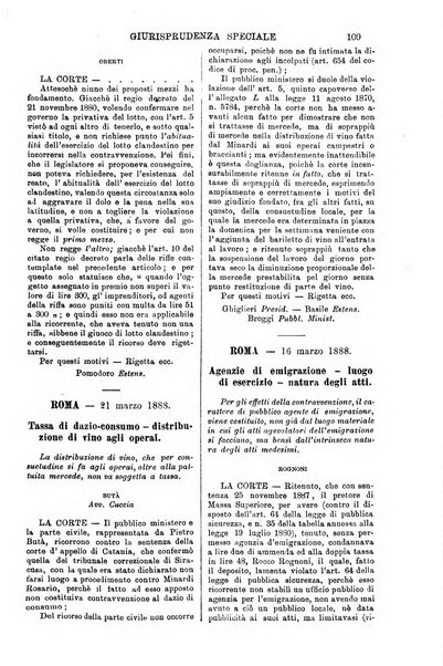 Annali della giurisprudenza italiana raccolta generale delle decisioni delle Corti di cassazione e d'appello in materia civile, criminale, commerciale, di diritto pubblico e amministrativo, e di procedura civile e penale