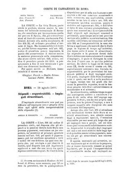 Annali della giurisprudenza italiana raccolta generale delle decisioni delle Corti di cassazione e d'appello in materia civile, criminale, commerciale, di diritto pubblico e amministrativo, e di procedura civile e penale