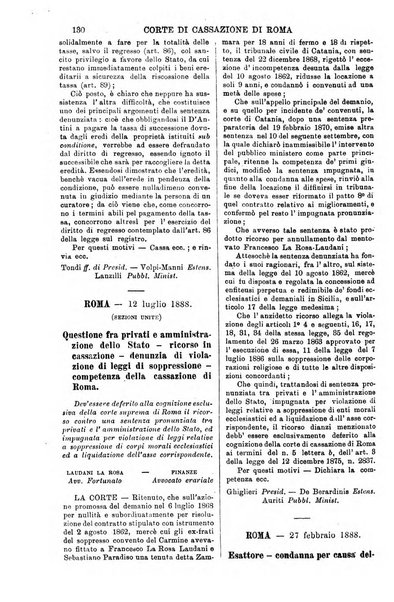 Annali della giurisprudenza italiana raccolta generale delle decisioni delle Corti di cassazione e d'appello in materia civile, criminale, commerciale, di diritto pubblico e amministrativo, e di procedura civile e penale