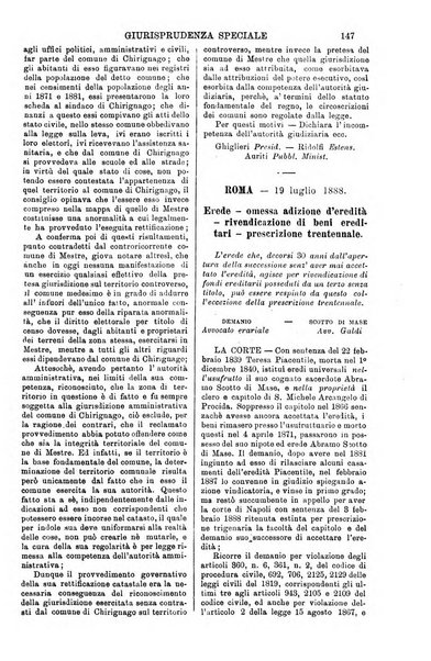 Annali della giurisprudenza italiana raccolta generale delle decisioni delle Corti di cassazione e d'appello in materia civile, criminale, commerciale, di diritto pubblico e amministrativo, e di procedura civile e penale