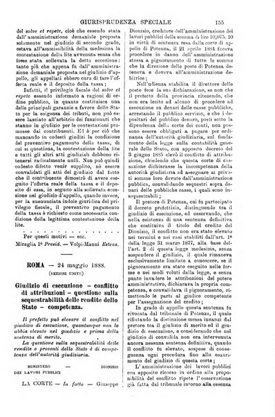 Annali della giurisprudenza italiana raccolta generale delle decisioni delle Corti di cassazione e d'appello in materia civile, criminale, commerciale, di diritto pubblico e amministrativo, e di procedura civile e penale