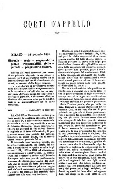 Annali della giurisprudenza italiana raccolta generale delle decisioni delle Corti di cassazione e d'appello in materia civile, criminale, commerciale, di diritto pubblico e amministrativo, e di procedura civile e penale