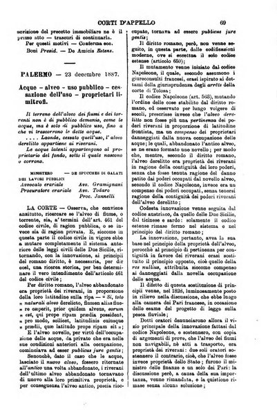 Annali della giurisprudenza italiana raccolta generale delle decisioni delle Corti di cassazione e d'appello in materia civile, criminale, commerciale, di diritto pubblico e amministrativo, e di procedura civile e penale