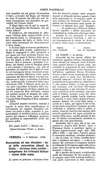 Annali della giurisprudenza italiana raccolta generale delle decisioni delle Corti di cassazione e d'appello in materia civile, criminale, commerciale, di diritto pubblico e amministrativo, e di procedura civile e penale