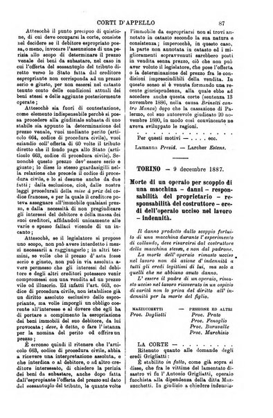 Annali della giurisprudenza italiana raccolta generale delle decisioni delle Corti di cassazione e d'appello in materia civile, criminale, commerciale, di diritto pubblico e amministrativo, e di procedura civile e penale