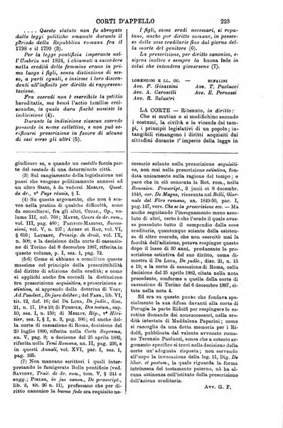 Annali della giurisprudenza italiana raccolta generale delle decisioni delle Corti di cassazione e d'appello in materia civile, criminale, commerciale, di diritto pubblico e amministrativo, e di procedura civile e penale