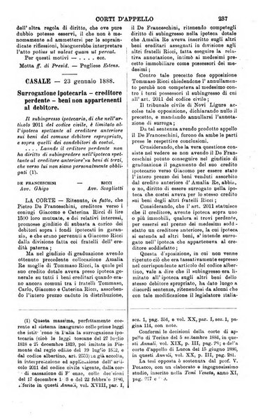 Annali della giurisprudenza italiana raccolta generale delle decisioni delle Corti di cassazione e d'appello in materia civile, criminale, commerciale, di diritto pubblico e amministrativo, e di procedura civile e penale