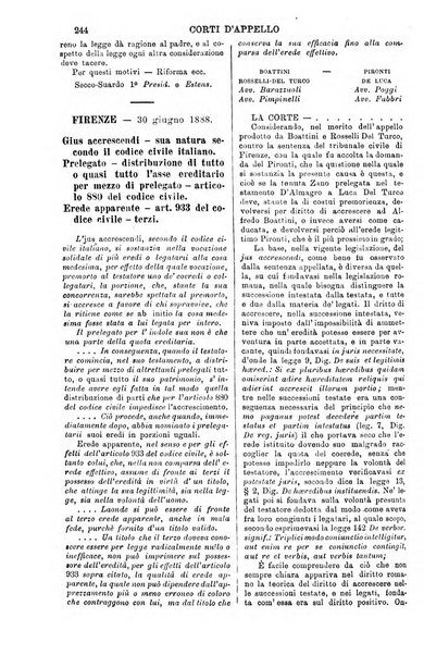 Annali della giurisprudenza italiana raccolta generale delle decisioni delle Corti di cassazione e d'appello in materia civile, criminale, commerciale, di diritto pubblico e amministrativo, e di procedura civile e penale