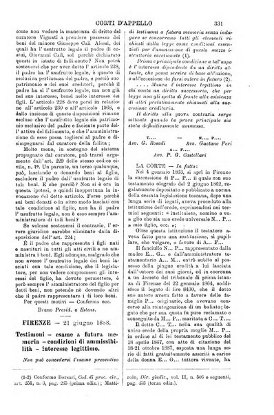 Annali della giurisprudenza italiana raccolta generale delle decisioni delle Corti di cassazione e d'appello in materia civile, criminale, commerciale, di diritto pubblico e amministrativo, e di procedura civile e penale