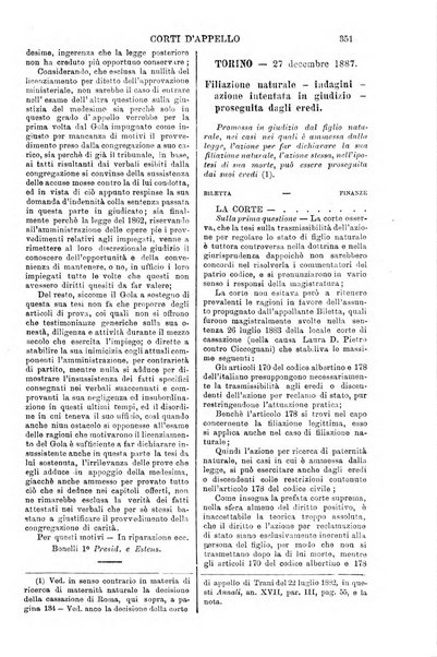 Annali della giurisprudenza italiana raccolta generale delle decisioni delle Corti di cassazione e d'appello in materia civile, criminale, commerciale, di diritto pubblico e amministrativo, e di procedura civile e penale