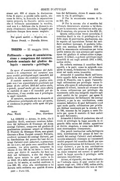 Annali della giurisprudenza italiana raccolta generale delle decisioni delle Corti di cassazione e d'appello in materia civile, criminale, commerciale, di diritto pubblico e amministrativo, e di procedura civile e penale