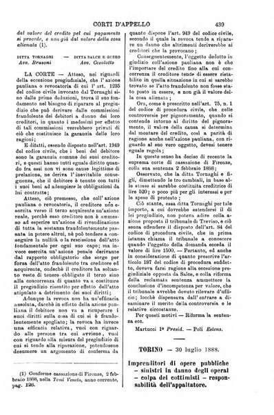 Annali della giurisprudenza italiana raccolta generale delle decisioni delle Corti di cassazione e d'appello in materia civile, criminale, commerciale, di diritto pubblico e amministrativo, e di procedura civile e penale