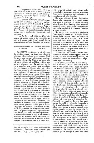 Annali della giurisprudenza italiana raccolta generale delle decisioni delle Corti di cassazione e d'appello in materia civile, criminale, commerciale, di diritto pubblico e amministrativo, e di procedura civile e penale