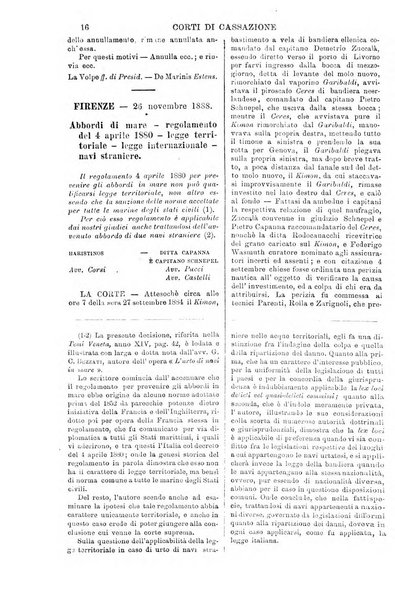 Annali della giurisprudenza italiana raccolta generale delle decisioni delle Corti di cassazione e d'appello in materia civile, criminale, commerciale, di diritto pubblico e amministrativo, e di procedura civile e penale