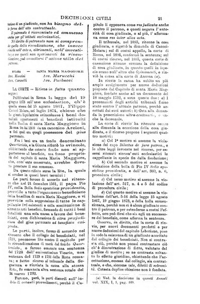 Annali della giurisprudenza italiana raccolta generale delle decisioni delle Corti di cassazione e d'appello in materia civile, criminale, commerciale, di diritto pubblico e amministrativo, e di procedura civile e penale