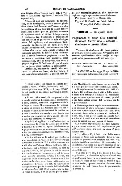 Annali della giurisprudenza italiana raccolta generale delle decisioni delle Corti di cassazione e d'appello in materia civile, criminale, commerciale, di diritto pubblico e amministrativo, e di procedura civile e penale