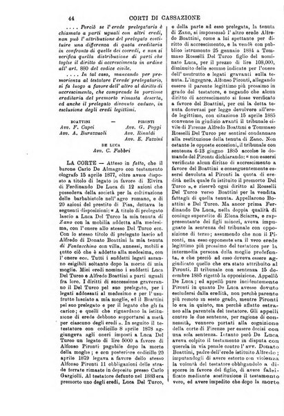 Annali della giurisprudenza italiana raccolta generale delle decisioni delle Corti di cassazione e d'appello in materia civile, criminale, commerciale, di diritto pubblico e amministrativo, e di procedura civile e penale