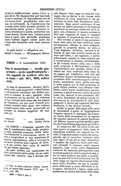 Annali della giurisprudenza italiana raccolta generale delle decisioni delle Corti di cassazione e d'appello in materia civile, criminale, commerciale, di diritto pubblico e amministrativo, e di procedura civile e penale