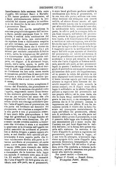 Annali della giurisprudenza italiana raccolta generale delle decisioni delle Corti di cassazione e d'appello in materia civile, criminale, commerciale, di diritto pubblico e amministrativo, e di procedura civile e penale