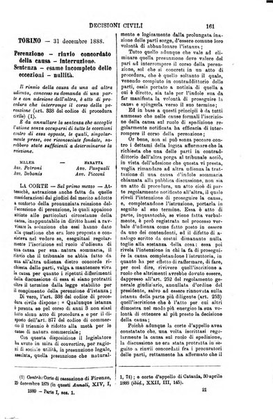 Annali della giurisprudenza italiana raccolta generale delle decisioni delle Corti di cassazione e d'appello in materia civile, criminale, commerciale, di diritto pubblico e amministrativo, e di procedura civile e penale