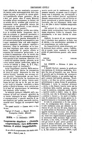 Annali della giurisprudenza italiana raccolta generale delle decisioni delle Corti di cassazione e d'appello in materia civile, criminale, commerciale, di diritto pubblico e amministrativo, e di procedura civile e penale