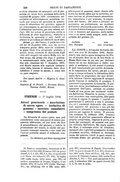 Annali della giurisprudenza italiana raccolta generale delle decisioni delle Corti di cassazione e d'appello in materia civile, criminale, commerciale, di diritto pubblico e amministrativo, e di procedura civile e penale