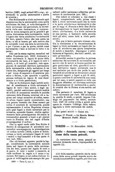 Annali della giurisprudenza italiana raccolta generale delle decisioni delle Corti di cassazione e d'appello in materia civile, criminale, commerciale, di diritto pubblico e amministrativo, e di procedura civile e penale